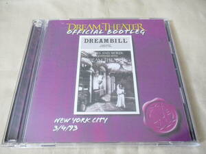 DREAM THEATER New York City,3/4/93 Official Bootleg Live ’07輸入盤 オリジナル 2枚組 全１５曲 YTSEJAM RECORDS