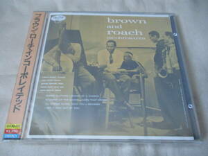 BROWN AND ROACH Incorporated ‘86(original ’55) 新品未開封 世界初CD化 US Clifford Brown(トランぺッター)&Max Roach(ドラマー)