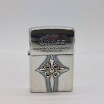 【未使用】1000円～ZIPPO/ジッポー SILVER Cross LIMITED EDITION №0606 ケース付 (5710)_画像2