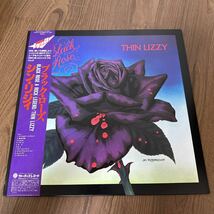 美品希少帯付LP!! THIN LIZZY シン・リジィ BLACK ROSE ブラック・ローズ 17PP-2 レコード 洋楽 HR ハードロック ROCL LEGEND_画像1