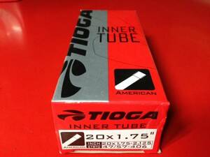 【１本入り】BMX チューブ　TIOGA タイオガ　米式 20インチ　20×1.75～2.125　新品未使用　OLDBMX　オールドBMX　OLD BMX など