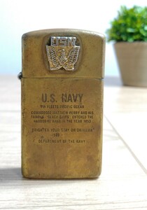 【22】ZIPPO/ジッポー　　U.S.NAVY/スリムタイプ/USN