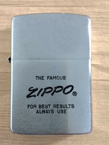 【8】ZIPPO/ジッポー　　THE FAMOUS ZIPPO -for best results always use-