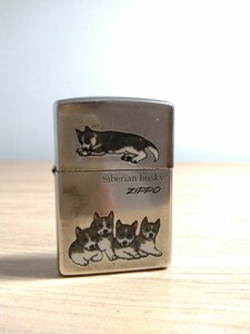 【1】ZIPPO/ジッポ Siberian husky Zippo シベリアンハスキー