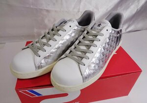 2024#PATRICK Patrick QUEBEC-CP/PRDke Beck * cup / pillar mid spike less shoes silver *41(26.0cm)