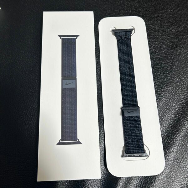 Apple Watch SE44mm購入時付属 NIKEスポーツループ　ブラック/ブルー　