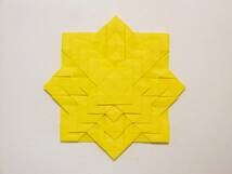 モザイク　テッセレーション　折り紙　A-6　黄色　Mosaic　Tessellation　Origami　ハンドメイド_画像5