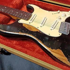 リアトーン搭載Select Capacitor BeldenWier CustomRelicBlackStratocaster の画像3