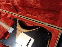 リアトーン搭載Select Capacitor BeldenWier CustomRelicBlackStratocaster _画像7