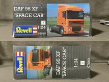 Revell レベル トレーラーヘッド DAF 95 XF”SPACE CAB ”1/24スケール 完成時全長25.8cm NO.07560 レア 入手不可能 未開封新品_画像4