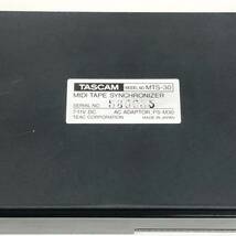 TASCAM タスカム MTS-30 MIDI TAPE SYNCHRONIZER アダプター付き PS-M30 シンクロナイザー_画像5