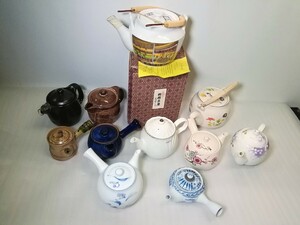  茶道具　急須 /ティーポット　まとめて　11点 　乃たけ(ノリタケ)/ungaro/宇野千代/味香/相撲土産/他　煎茶道具 　茶器 　未使用+中古品