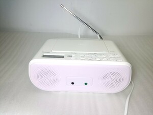 【訳あり】 TOSHIBA　 東芝CDラジオ　TY-C160　☆ピンク色　2020年製　動作確認済み。　アンテナ曲がりアリ！