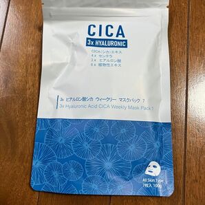 MITOMO 日本製 CICA シカ ３種ヒアルロン酸 シカ保湿 スキンケア 潤い フェイスマスクパック7枚入り 