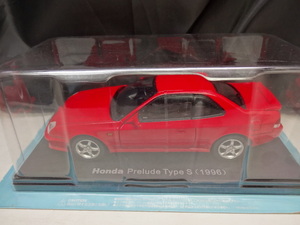 アシェット 国産名車コレクション 1/24 ホンダ　プレリュード　タイプS　（1996）　HONDA　ミニカー　未開封　