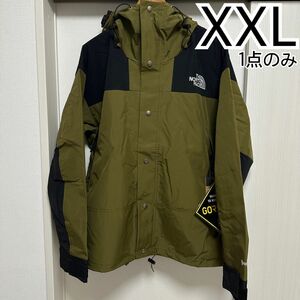 訳ありのためセール＊1点のみ！ノースフェイス＊マウンテンジャケット＊ゴアテックス＊カーキ＊XXL