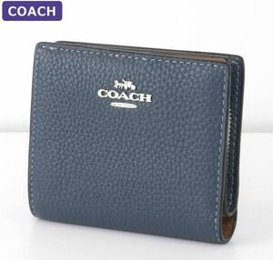 COACH 財布 レディース 二つ折り 折財布 ミニ財布 コンパクト C2862 デニム