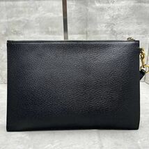 １円■美品■ GUCCI グッチ メンズ GG マーモント クラッチバッグ セカンドバッグ ハンド ビジネス ストラップ付 本革 レザー ブラック 黒_画像3