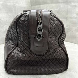 1円■美品/大容量 ■ 定価85万円 BOTTEGA VENETA ボッテガヴェネタ メンズ イントレチャート ボストンバッグ ハンドバッグ ビジネスバッグの画像5