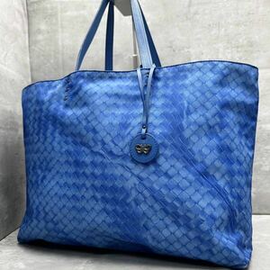 1円■希少カラー■ BOTTEGA VENETA ボッテガヴェネタ メンズ イントレッチオリュージョン トートバッグ ビジネスバッグ 肩掛け A4 大容量