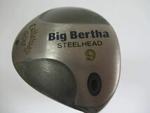 ★Callaway キャロウェイ BIG BERTHA STEEL HEAD フェアウエイウッド 9W 24° 純正カーボンシャフト J368　★レア★激安★中古★　★_画像1