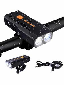 Cemoy 自転車 ライト LED 3000mAh大容量 1200ルーメン LEDヘッドライト USB充電式 PSE認証済 防水 高輝度IP65防水 ロングライド
