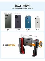 JOYROOM 自転車携帯ホルダー バイク スマホスタンド スマートフォン 振動吸収スマホ固定 携帯 置き 脱落防止 強力保護 360度簡単 iPhone_画像6