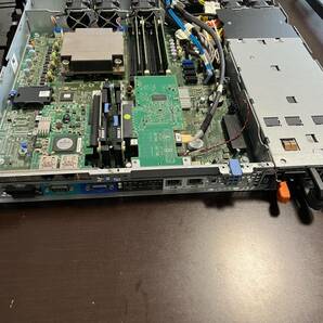 ☆１円スタート！【動作品・美品】DELL PowerEdge R310 Xeon L3406 2.26GHz メモリ12GB HDD 500GB×4(SATA 3.5インチ) DVD-ROM 電源×2の画像5