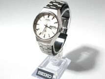 【Ai7☆】SEIKO/セイコー◇KING QUARTZ/キングクオーツ/0853-8025/QMY050◇1976年製♂クオーツ/シルバー_画像5