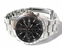 【Aa4】SEIKO/セイコー◇SelectionChronograph/7T92-0DW0/SBTQ041◇2010年製♂1/20秒クロノ/ブラック_画像9