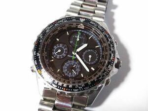 【Aa5】SEIKO/セイコー◇スカイプロフェッショナル/PILOT/7T34-6A20/SBBP001◇1996年製♂QZ/美品/レア