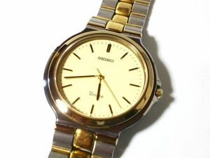 【Yi3☆】SEIKO/セイコー◇DOLCE/ドルチェ/8N41-7020/SACG025◇1990年製♂QZ/超硬SS/10気圧防水/美品