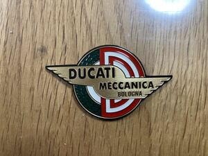 ducati メカニカ MECCANICA ステッカー 村山モータース メタルステッカー 曲面タイプ 新品 900ss 900sl 400ss F1 F3 モンスター 851 888