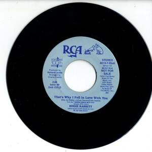 Eddie Rabbitt 「That's Why I Fell In Love With You」　米国RCA盤プロモ用EPレコード
