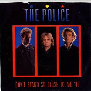 Police 「Don't Stand So Close To Me '86/Don't Stand So Close To Me (Live)」米国A&M盤EPレコード