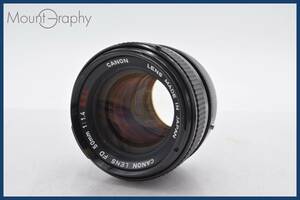 ★極上美品★ キヤノン Canon FD 50mm F1.4 S.S.C. ★完動品★ 同梱可 #tk2722