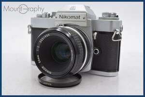 ★極上美品★ ニコン Nikon Nikomat EL + NIKKOR 50mm F2 Ai ★完動品★ 同梱可 #tk2746