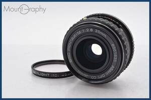 ★極上美品★ ペンタックス PENTAX SMC PENTAX-M 35mm F2.8 レンズフィルター付 ★完動品★ 同梱可 #tk2761