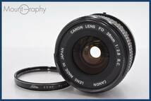 ★極上美品★ キヤノン Canon FD 28mm F2.8 S.C. レンズフィルター付 ★完動品★ 同梱可 #tk2932_画像1