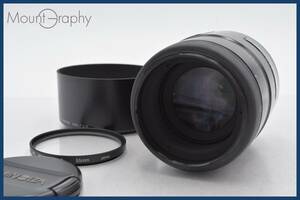 ★極上美品★ ミノルタ MINOLTA AF MACRO 100mm F2.8 フード、前キャップ&レンズフィルター付 ★完動品★ 同梱可 #tk2941