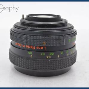 ★極上美品★ ペトリ PETRI C.C Auto 55mm F1.8 後キャップ付 ★完動品★ 同梱可 #tk3060の画像4