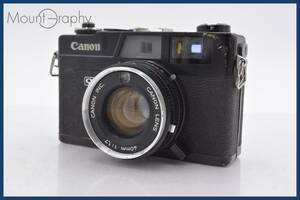 ★良品★ キヤノン Canon Canonet QL17 40mm F1.7 ブラック 同梱可 #tk3164