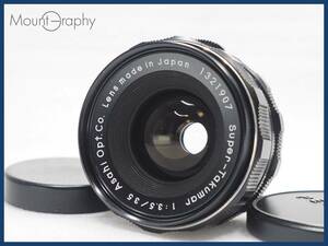 ★実用美品★ PENTAX ペンタックス Super-Takumar 35mm F3.5 ★完動品★同梱可 前後キャップ付 #i6135