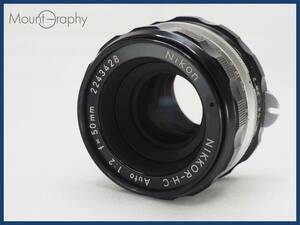 ★実用美品★ NIKON ニコン NIKKOR-H・C Auto 50mm F2 ★完動品★同梱可 #i6208