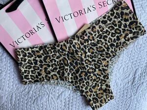 * rare *pink Victoria Secret shorts underwear pink leopard print chi- key Rollei z bread tisi-m less bikini Logo Ran Jerry 