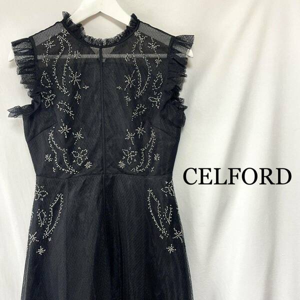 ★美品・ほぼ未使用★ CELFORD セルフォード ノースリーブ ワンピース