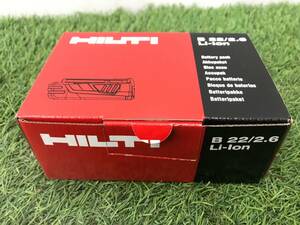 【未使用品】【同梱可能】★HILTI 21.6V2.6Ah バッテリー B22/2.6　ITK06CBR3IA0