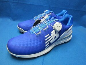 M 未使用品 1円～ new balance/ニューバランス MGBF574B BOA ゴルフシューズ 26.0cm (D) ブルー