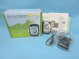 中古 Shot Navi/ショットナビ POCKET neo ポケットネオ ゴルフナビ ブラック/シルバー