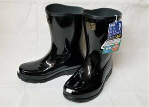 [.. rubber ] new light gentleman FB BLK light half boots super light weight long-lasting professional specification 3D insole new goods M25.0cm